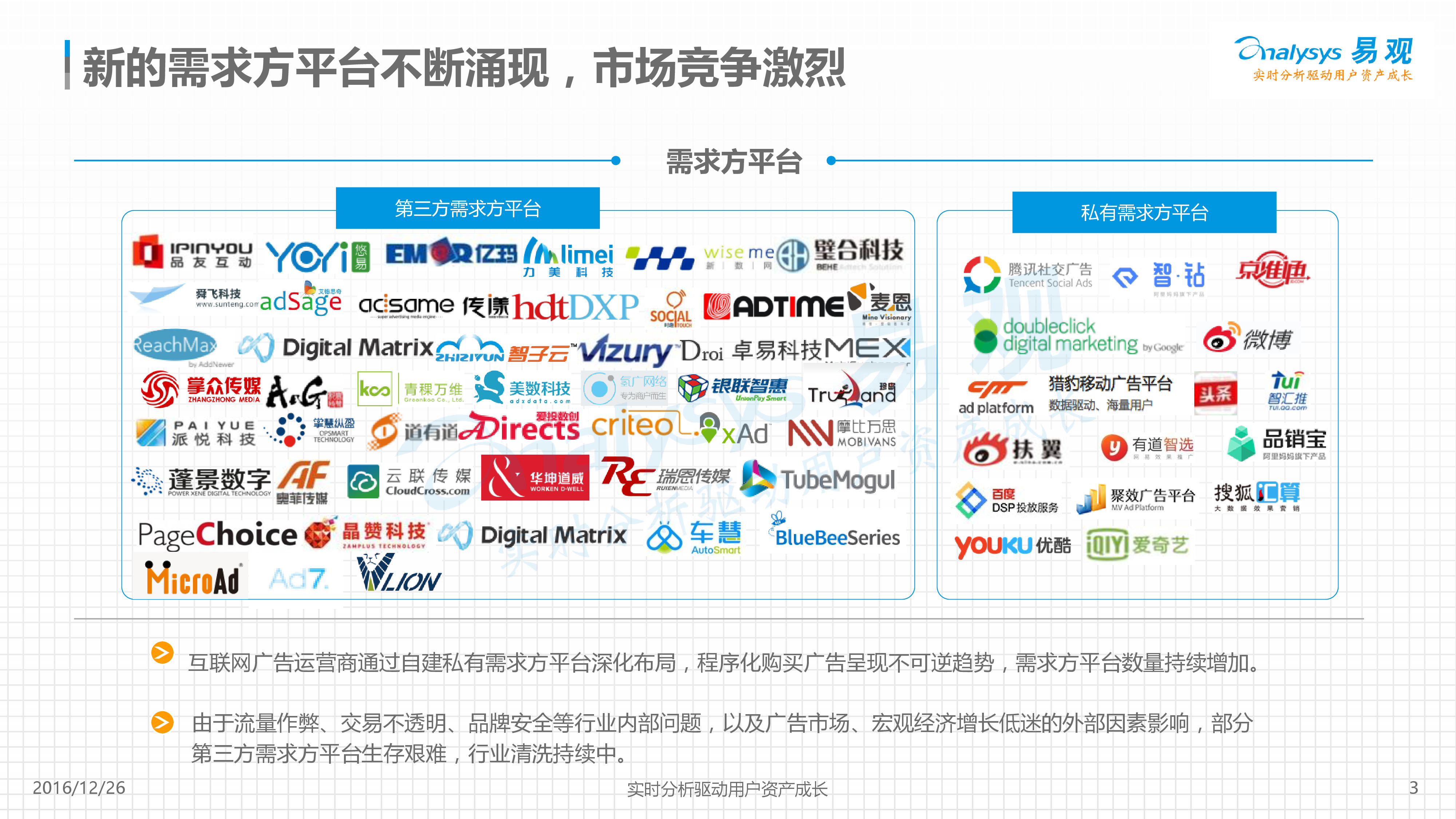 中国数字营销市场生态图谱2016 易观